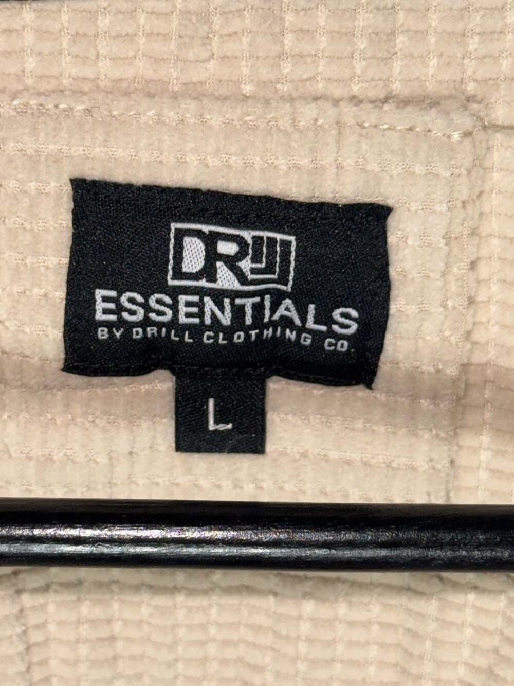 DR Essentials by Drill Clothing Co. Men's Waffle Knit Button Down Shirt Jacket - Picture 5 of 7